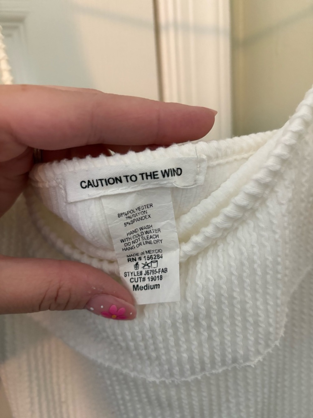 Caution To The Wind White Ruffle One-Piece - Picture 2 of 3